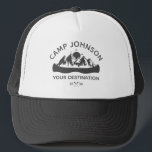 Custom Family Lake Camping Vacation Group Matching Trucker Hat<br><div class="desc">Looking to commemorate your lake and camping vacation? Our custom vacation t-shirts are perfect for family reunions,  group trips,  and outdoor adventures. Personalize them with your family or group name and vacation year for a unique keepsake. Order today and cherish the memories forever!</div>