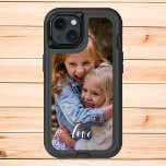 Custom Family Love Handwritten Photo Personalized<br><div class="desc">This design is also available on other phone models. Choose Device Type to see other iPhone, Samsung Galaxy or Google cases. Some styles may be changed by selecting Style if that is an option. You may also transfer this design to another product. This design may be personalized in the area...</div>