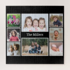 Custom Family Name 8 Photo Collage