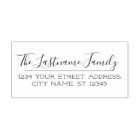 Custom Family Name and Return Address Handwritten