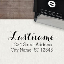 Custom Family Name and Return Address Whimsy font