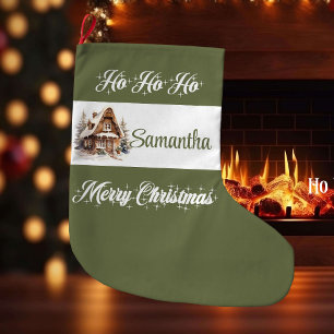 Custom Family Name Christmas Stocking