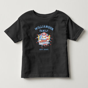 Custom Family Name City State Location Born Free Toddler T-shirt