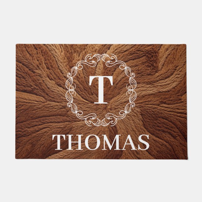 Custom Family Name Custom Doormat (Front)