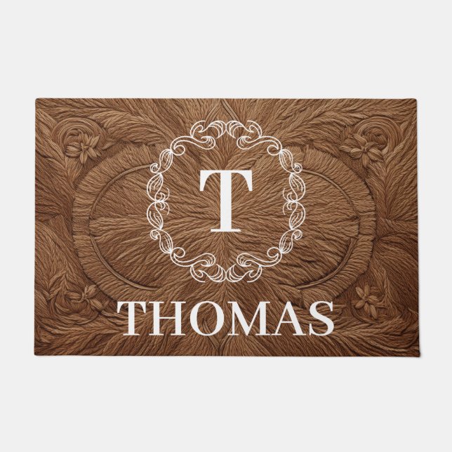 Custom Family Name Custom Doormat (Front)