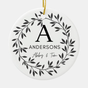 Custom Family Name Ornament