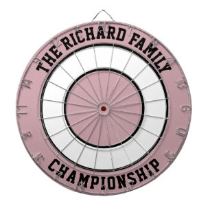Custom Family Name Personalized  Dartboard