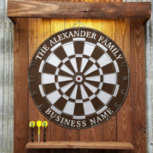 Custom Family Name Personalized Dartboard