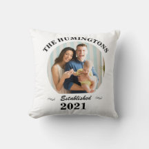 Custom family name, photo and year established
