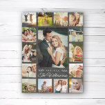 Custom Family Name Photo Collage Modern Gift Grey Fleece Blanket<br><div class="desc">This beautiful, personalized modern family keepsake grey fleece blanket is a trendy Instagram photo collage with your personal message and family name in ivory. Perfect to remember these special days like a wedding, birth of a child, or family reunion as well as a great holiday or Christmas gift for mom,...</div>