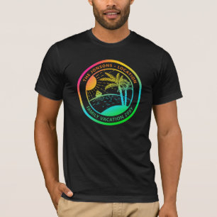 Custom Family Name Vacation Seaside Beach Group T-Shirt