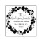 Custom Family Name Wreath Return Address