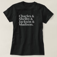 Custom Family Names List with Ampersand Dark