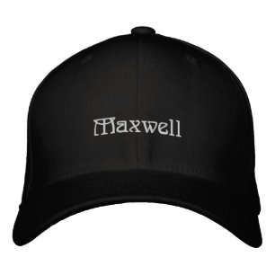Custom Family or First Name Minimalist Calligraphy Embroidered Hat