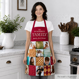 Custom Family Photo Apron