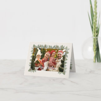 Custom Family Photo Christmas Card 1