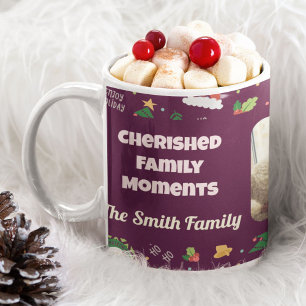 Custom Family Photo Christmas Gifts for Daughter Mug