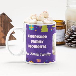 Custom Family Photo Christmas Gifts for Daughter Mug