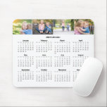 Custom Family Photo Collage 2024 Monthly Calendar Mouse Pad<br><div class="desc">This beautiful custom photo collage 2024 calendar mouse pad features four family photographs above the days. This monthly calendar with 4 pictures of your kids will make you happy every time you look at it. The weeks start with Sunday.</div>