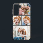 Custom Family Photo Collage 4 Photo Samsung Galaxy Case<br><div class="desc">This personalized family pictures cell phone case features a collage of four of your favourite family photos.  This is perfect for the grandmother,  grandfather,  mom,  dad,  and can include photos of all the family members including grandparents,  parents,  aunts,  uncles,  and cousins!  Great Mother's Day of Father's Day gift.</div>