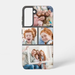 Custom Family Photo Collage 4 Photo Samsung Galaxy Case