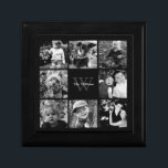 Custom Family Photo Collage Gift Box<br><div class="desc">Elegant and modern photo collage.</div>