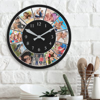 Custom Family Photo Collage Personalized Black