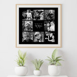 Custom Family Photo Collage Poster<br><div class="desc">Family photo collage.</div>