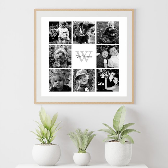 Custom Family Photo Collage Poster (Creator Uploaded)