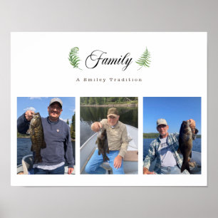 Custom Family Photo Collage Poster And Print 