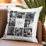Custom Family Photo Collage Throw Pillow<br><div class="desc">photo collage</div>