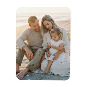 Custom Family Photo Flexible Refrigerator Magnet