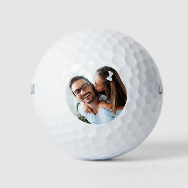 Custom Family Photo Golf Balls (Front)