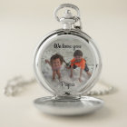 Custom Family Photo Grandpa Silver