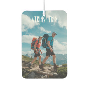 Custom Family Photo Hiking  Air Freshener