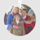 Custom Family Photo Holiday Ornament
