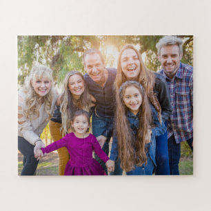 Custom Family Photo Keepsake Jigsaw Puzzle