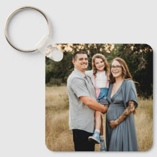 Custom Family Photo  Keychain