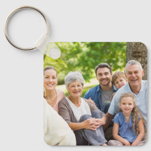 Custom Family Photo Keychain