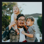 Custom Family Photo Modern Poster<br><div class="desc">Custom Family Photo Modern Poster</div>