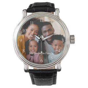Custom Family Photo Name Personalize Watch