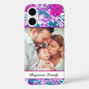 Custom Family Photo Personalize iPhone 16 Case