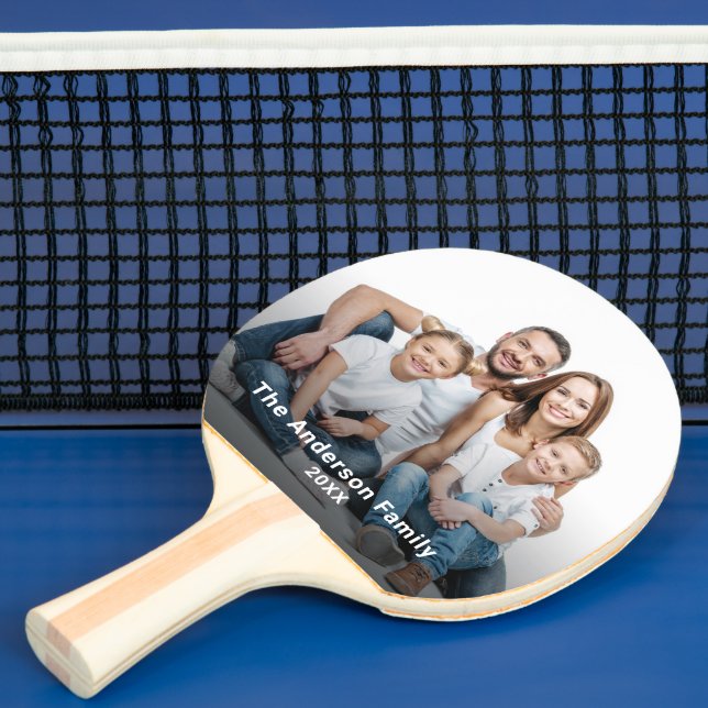 Custom Family Photo Personalize  Ping Pong Paddle (Insitu)