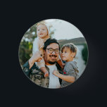 Custom Family Photo Personalized 1 Inch Round Button<br><div class="desc">Custom Family Photo Personalized button</div>