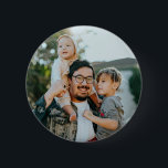 Custom Family Photo Personalized  2 Inch Round Button<br><div class="desc">Custom Family Photo Personalized button</div>