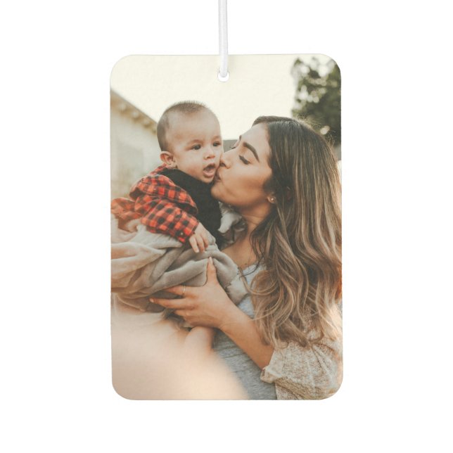 Custom Family Photo Personalized Air Freshener (Front)