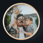 Custom Family Photo Personalized    Clock<br><div class="desc">Custom Family Photo Personalized Clock</div>