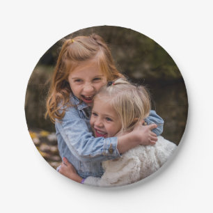 Custom Family Photo Personalized Paper Plate