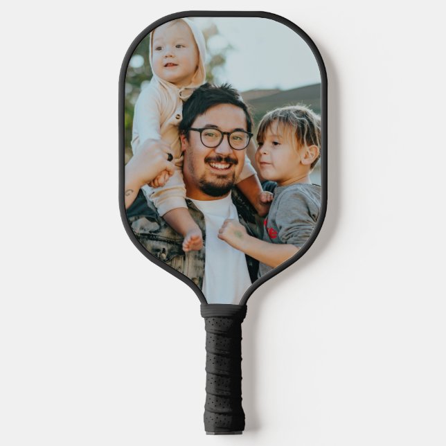 Custom Family Photo Personalized    Pickleball Paddle (Front)