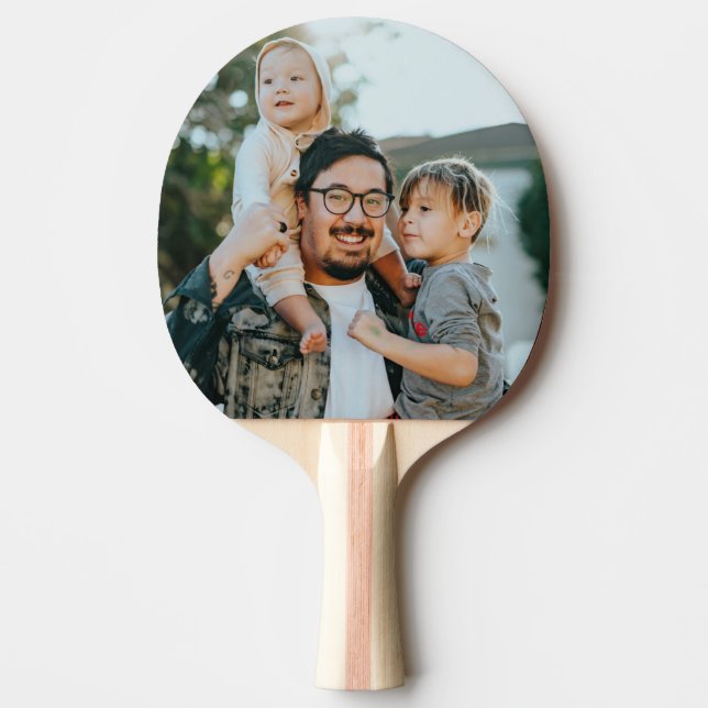 Custom Family Photo Personalized    Ping Pong Paddle (Front)
